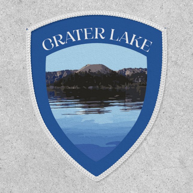 Crater Lake Patch, National Park Badge (Front)