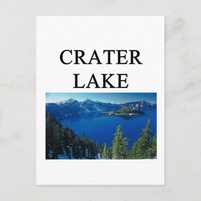 crater lake postcard (Front)
