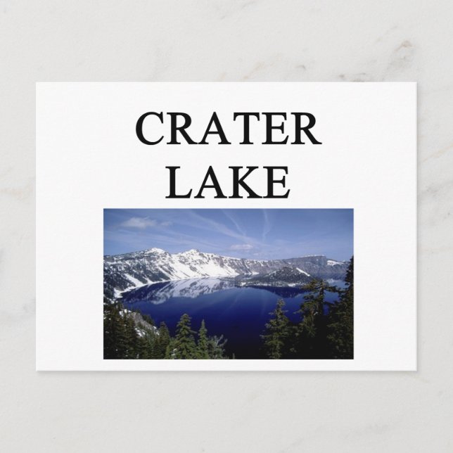 crater lake postcard (Front)