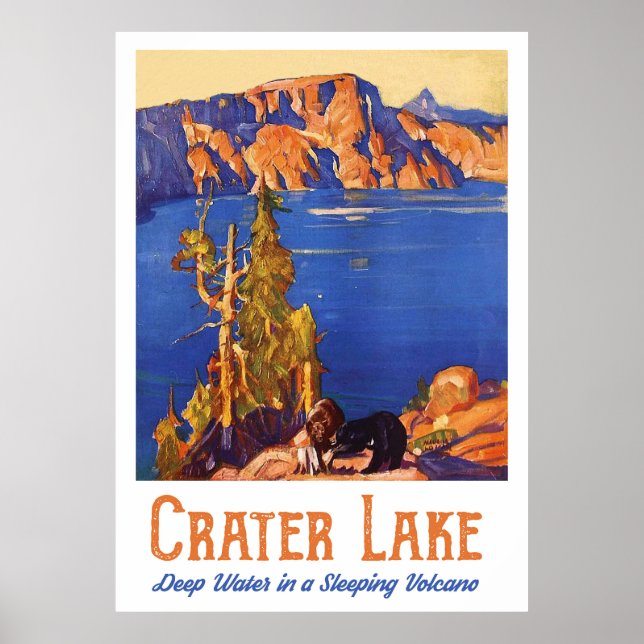 Crater Lake Poster (Front)
