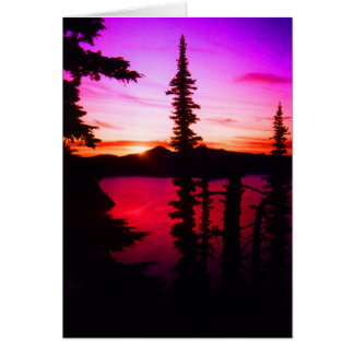 Crater Lake Sunset Cards