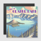 Crater Lake Vintage Poster (Front/Back)