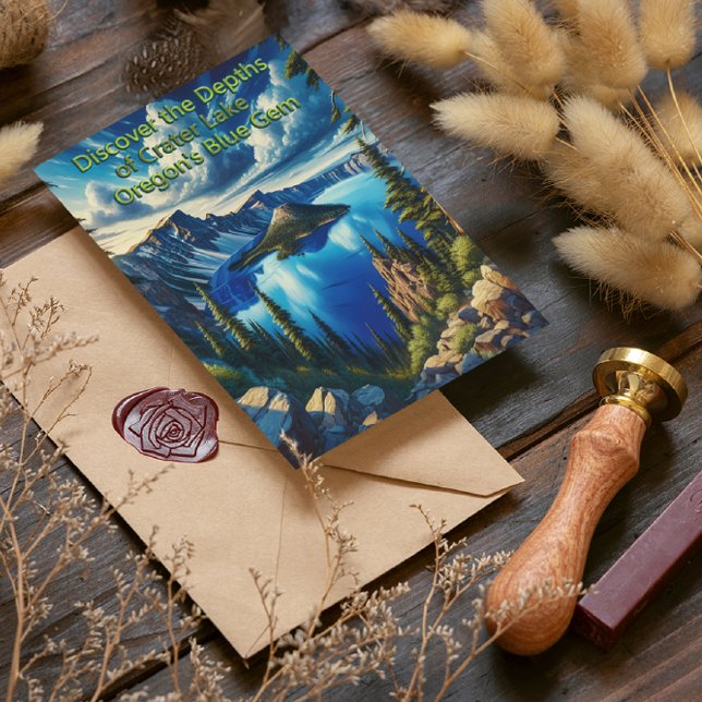 Crater Lakes Serene Morning Postcard (Creator Uploaded)