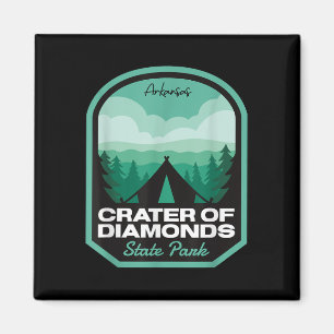 Crater Of Diamonds State Park Ar Camping Magnet