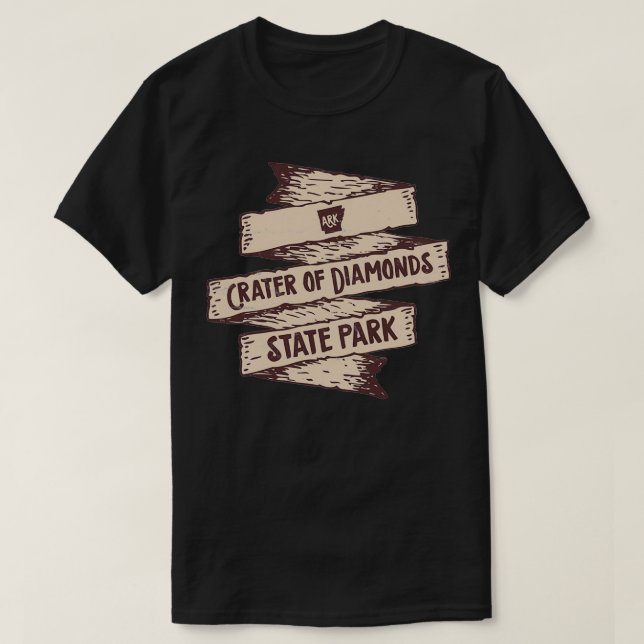 Crater of Diamonds State Park Arkansas State Park  T-Shirt (Design Front)