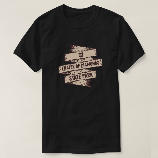 Crater of Diamonds State Park Arkansas State Park  T-Shirt (Design Front)