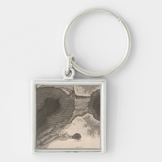 Crater of Kilauea, Hawaii Keychain (Front)