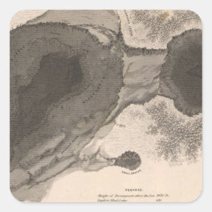 Crater of Kilauea, Hawaii Square Sticker
