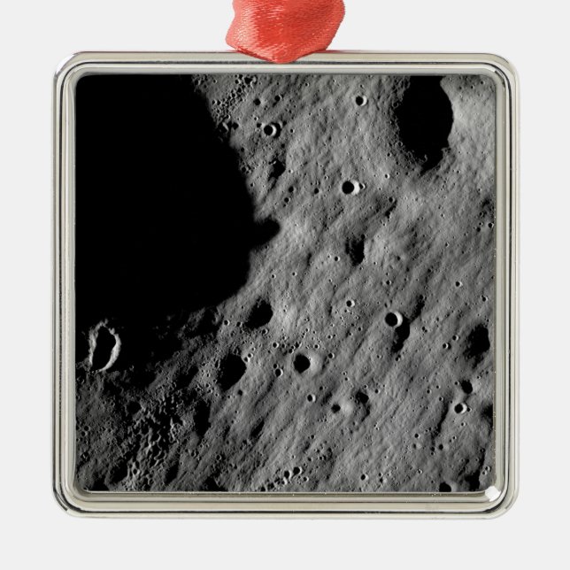 Cratered regions metal ornament (Front)