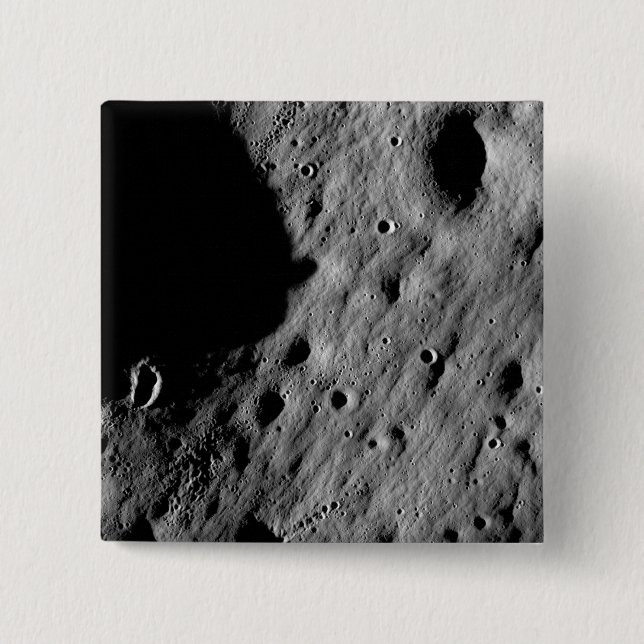Cratered regions pinback button (Front)