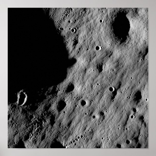 Cratered regions poster (Front)