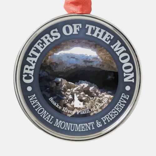 Craters of the Moon Metal Ornament