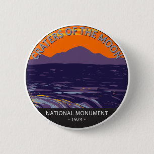 Craters of the Moon National Monument Idaho Button
