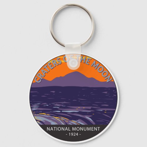 Craters of the Moon National Monument Idaho Keychain