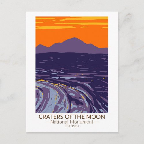 Craters of the Moon National Monument Idaho Postcard