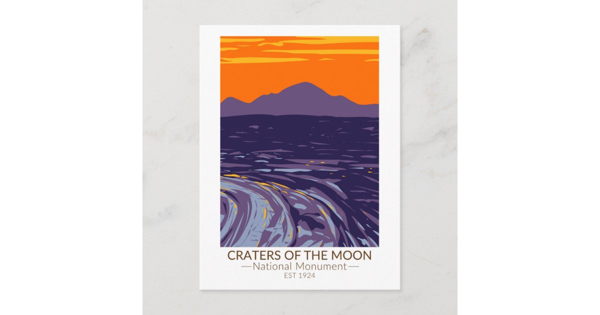 Craters of the Moon National Monument Idaho Postcard | Zazzle