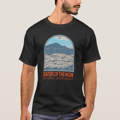 Craters of the Moon National Monument Idaho Retro T_Shirt