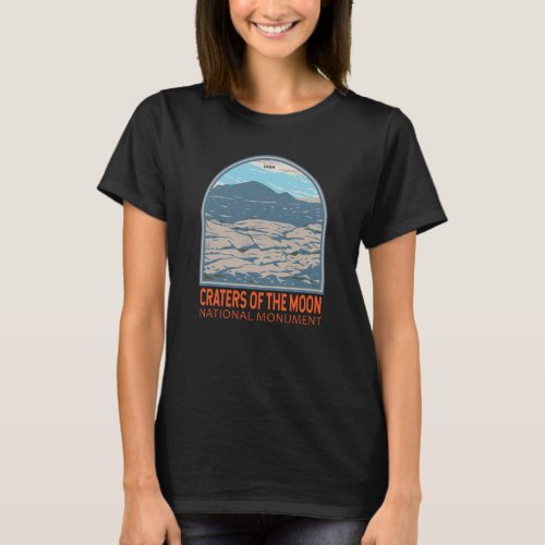 Craters of the Moon National Monument Idaho Retro  T_Shirt