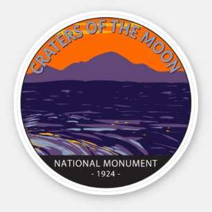 Craters of the Moon National Monument Idaho Sticker