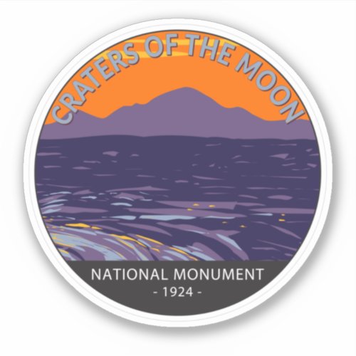 Craters of the Moon National Monument Idaho Sticker