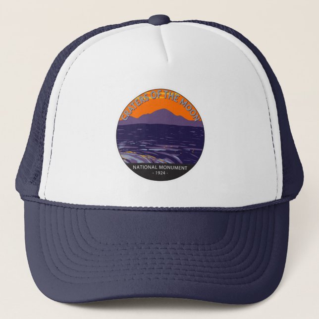 Craters of the Moon National Monument Idaho  Trucker Hat (Front)