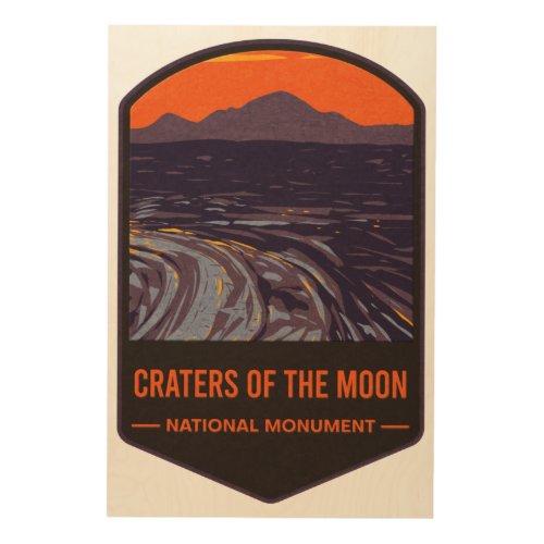 Craters Of The Moon National Monument Wood Wall Art