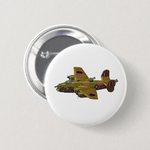 Cratoon retro bomber button