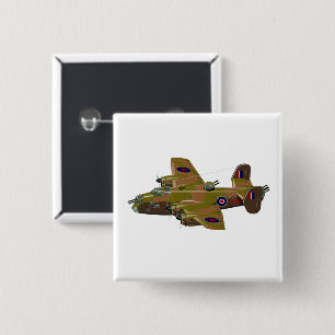 Cratoon retro bomber button