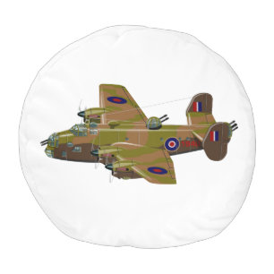 Cratoon retro bomber pouf