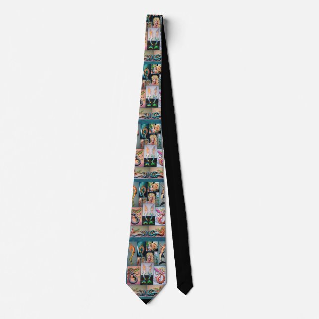 Cravate Mermaid Neck Tie (Front)