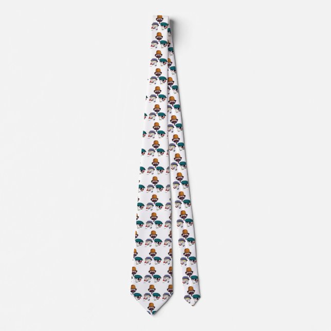 Cravate Nickel Feet Neck Tie (Front)