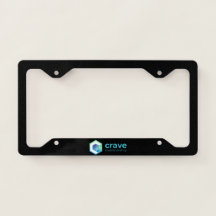 Crave License Plate Frame