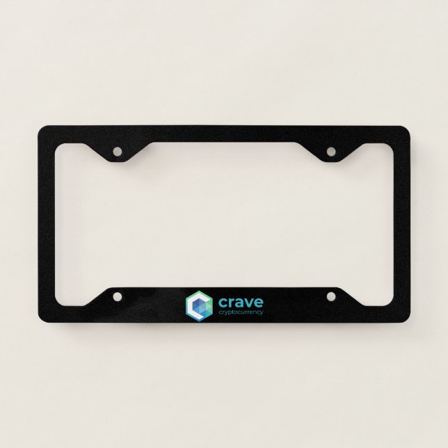 Crave License Plate Frame (Front)