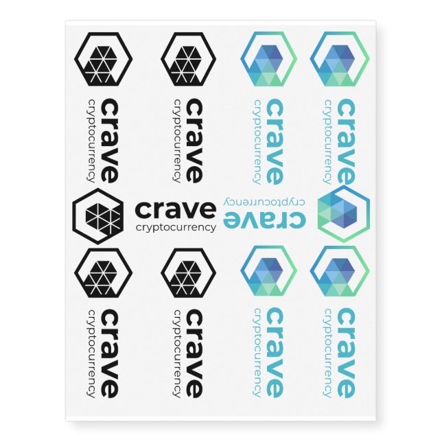 Crave Temporary Tattoos (Front)