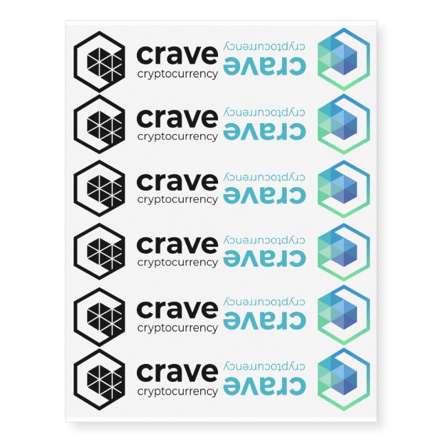 Crave Temporary Tattoos (Front)