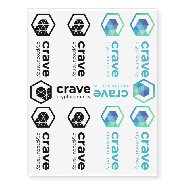 Crave Temporary Tattoos (Front)