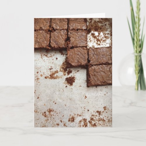 Craving Brownies Greeting Card