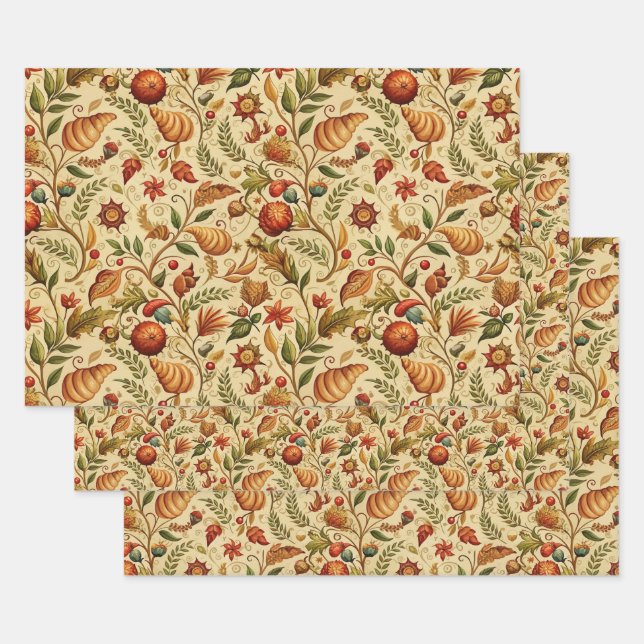 Craving Croissants  Wrapping Paper Sheets (Set)