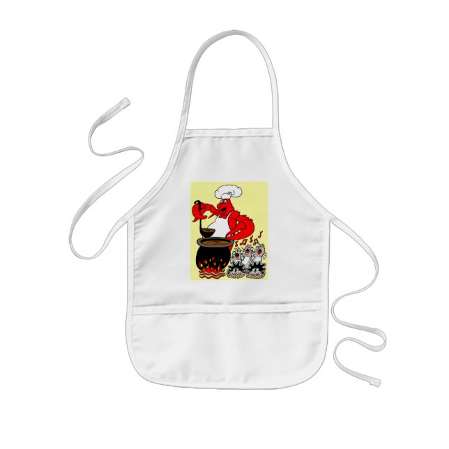 CRAWDAD COOK KIDS' APRON (Front)