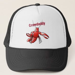 Crawdaddy Red Crayfish Trucker Hat