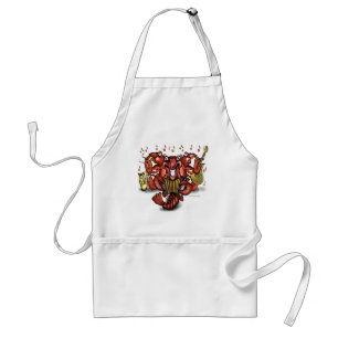 Crawfish Band Adult Apron