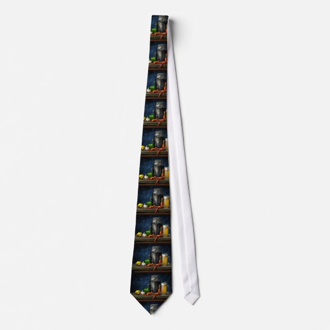 Crawfish & Beer Tie (Front)
