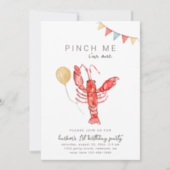 Crawfish Birthday Invitation | Crawfish Party | Zazzle