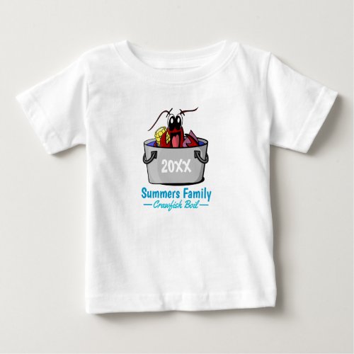 Crawfish Boil Annual Family Party Picnic Baby T_Shirt