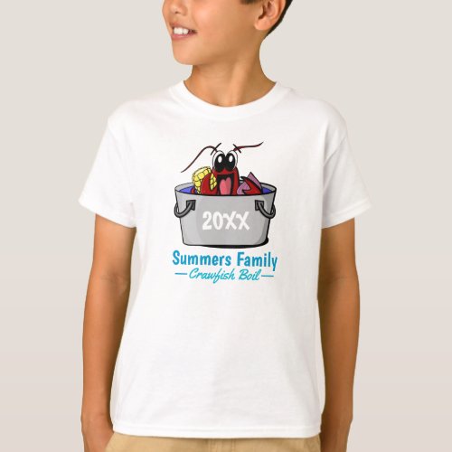 Crawfish Boil Annual Family Party Picnic T_Shirt