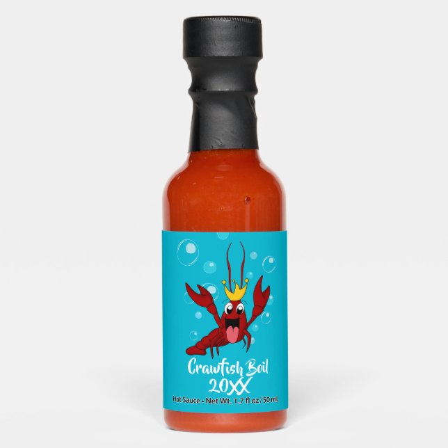 Crawfish Boil Annual Family Reunion Party Hot Sauces (Front)