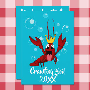Crawfish Boil Annual Family Reunion Party Invitation