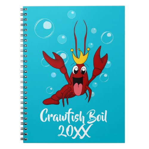 Crawfish Boil Annual Family Reunion Party Notebook