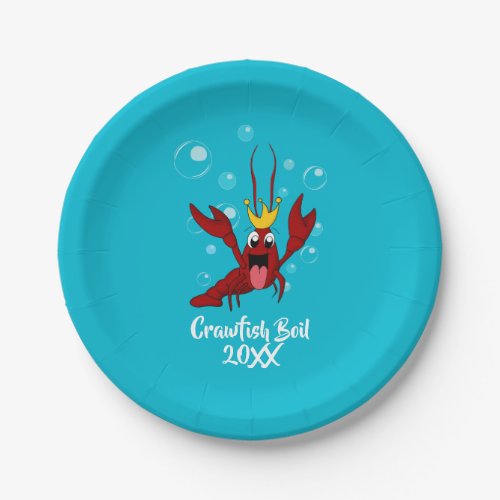 Crawfish Boil Annual Family Reunion Party Paper Plates