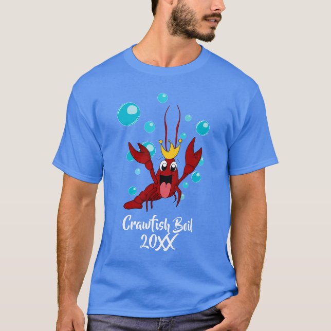 Crawfish Boil Annual Family Reunion Party T-Shirt (Front)